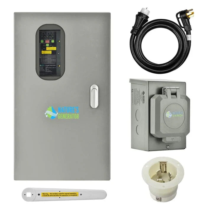 Nature's Generator MyGrid 10K + Transfer Switch for House Battery Backup