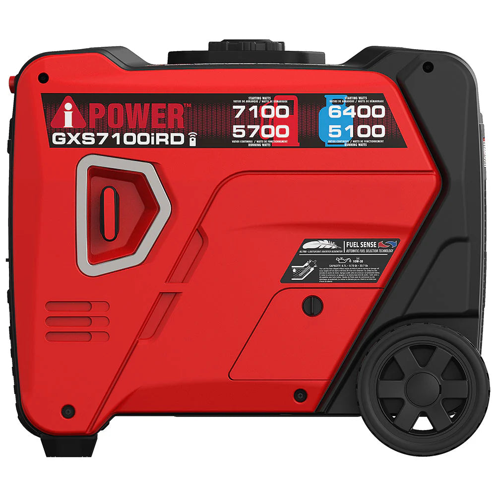 GXS7100iRD - Generador Inversor de Doble Combustible de 7100 Vatios con Arranque Remoto