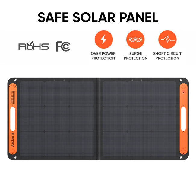 COMBO Jackery Solar Generator 2000 v2 + SolarSaga 100W Solar Panel x2