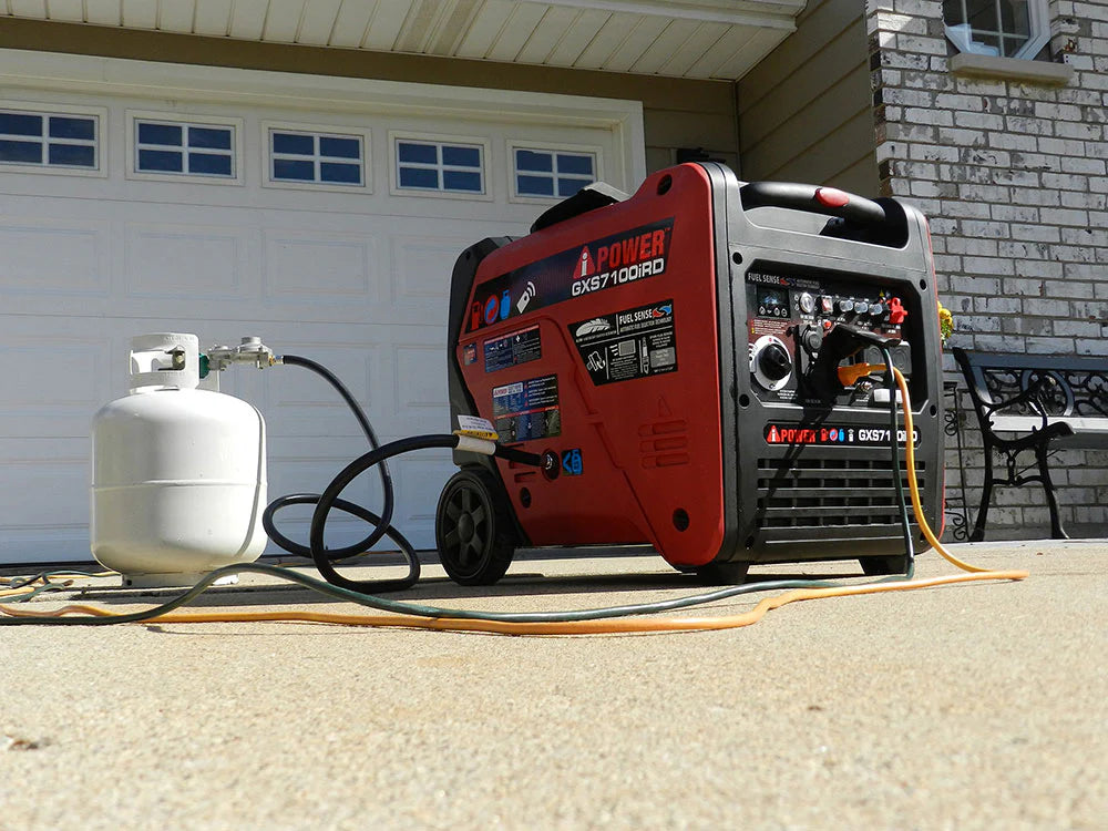 GXS7100iRD - Generador Inversor de Doble Combustible de 7100 Vatios con Arranque Remoto
