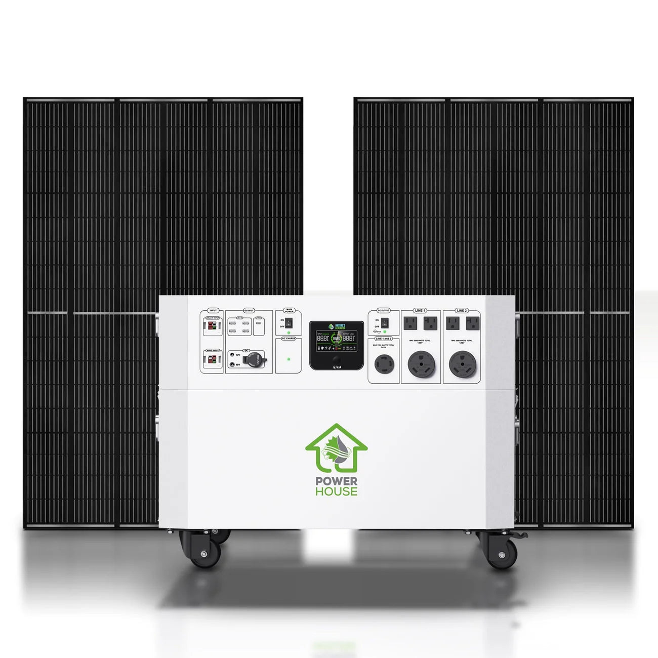 NATURE’S GENERATOR POWERHOUSE GOLD SYSTEM + TRANSFER SWITCH AUTOMÁTICO