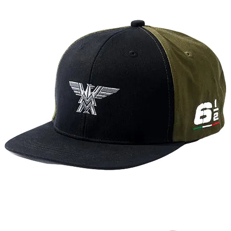 6 1/2 Black & Navy Green Cap
