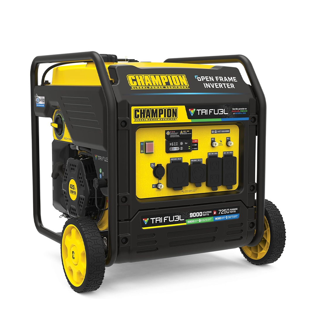 Champion 9000 Watt TRI-FUEL Open Frame Inverter