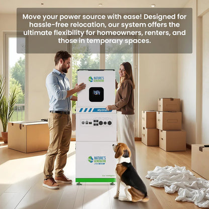 Nature's Generator MyGrid 10K + Transfer Switch for House Battery Backup