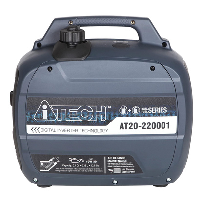 iTech AT20-220001 Inverter Dual Fuel de 2,000W