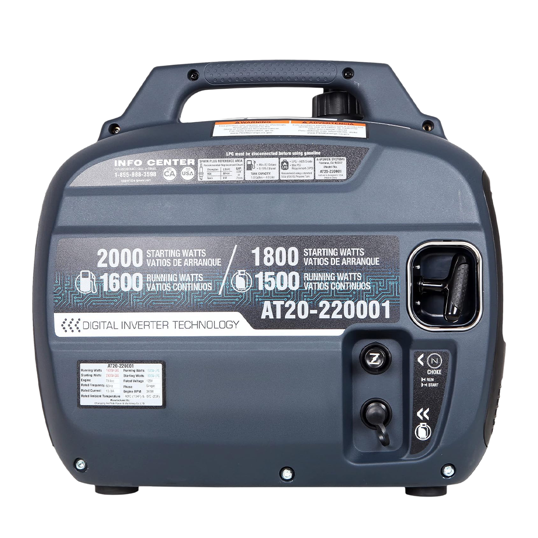 iTech AT20-220001 Inverter Dual Fuel de 2,000W