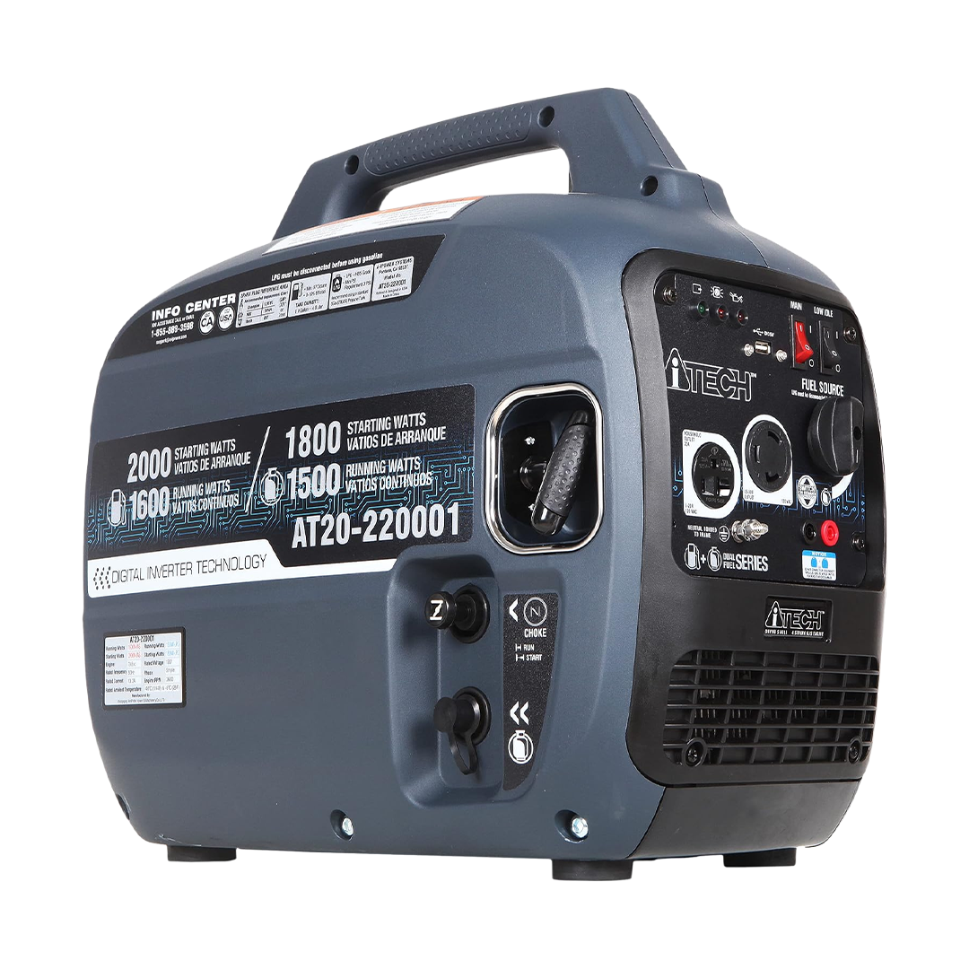 iTech AT20-220001 Inverter Dual Fuel de 2,000W