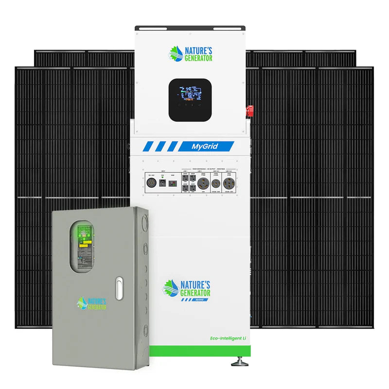 Nature's Generator MyGrid 10K + Transfer Switch for House Battery Backup