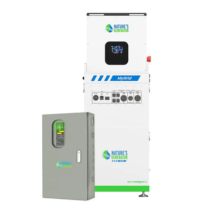 Nature's Generator MyGrid 10K + Transfer Switch for House Battery Backup