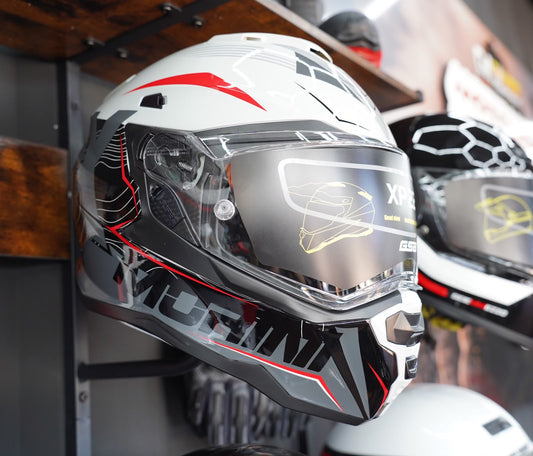 Grey GSB Co-Branding Vintage Helmet