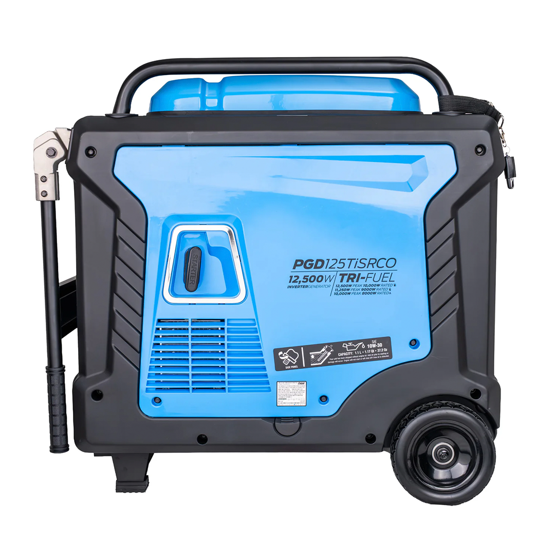 Pulsar PGD125TiSRCO – Generador Inverter Tri-Fuel de 12,500W con CO Sentry