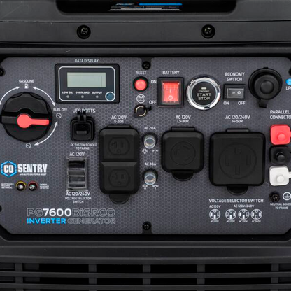 Pulsar PG7600BiSRCO – Generador Inverter Dual Fuel de 7,600W con CO Sentry