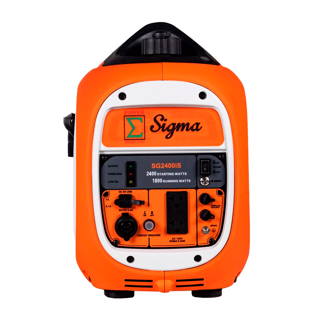 Sigma SG2400iS – Generador Inverter Súper Silencioso de 2,400W con Alerta de CO