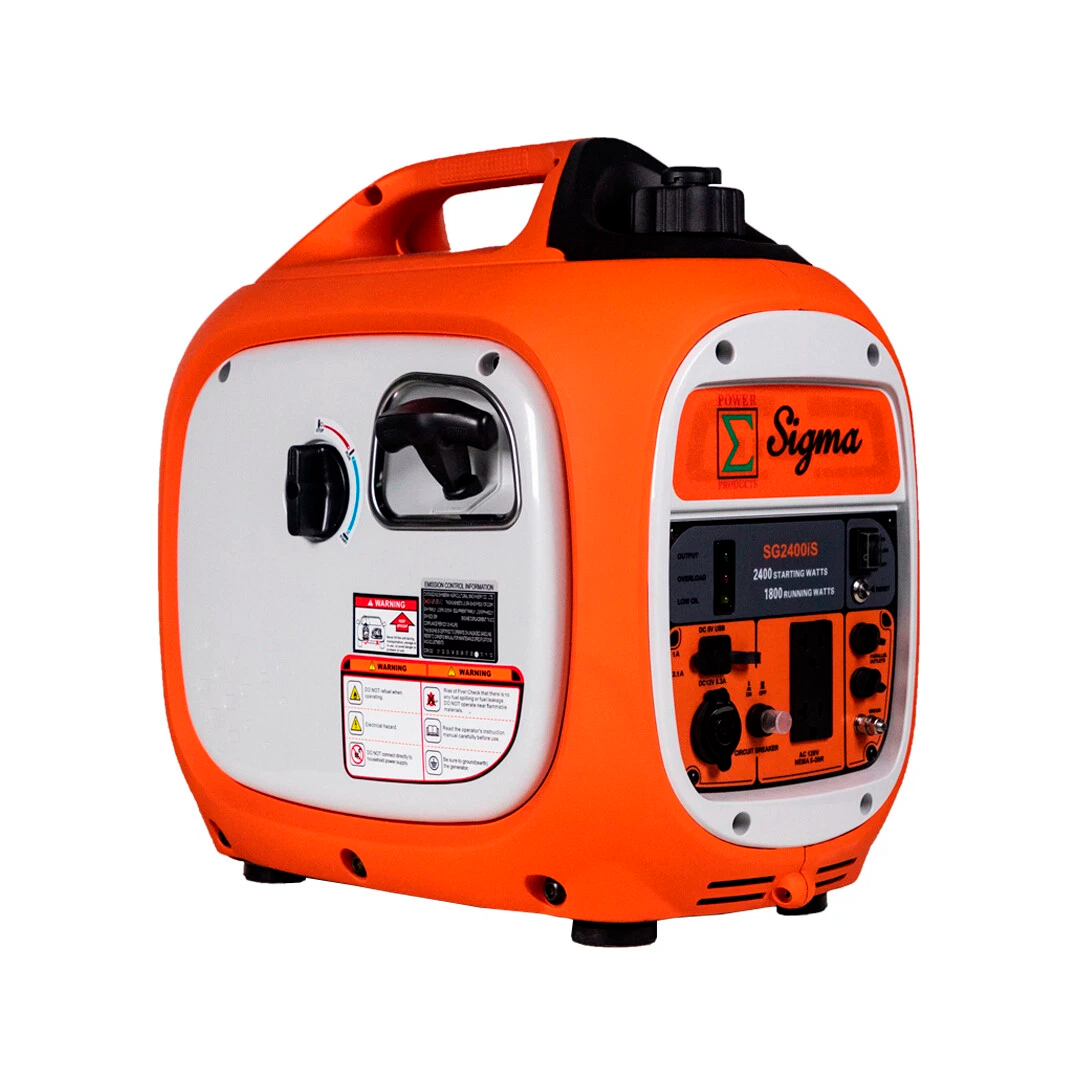 Sigma SG2400iS – Generador Inverter Súper Silencioso de 2,400W con Alerta de CO