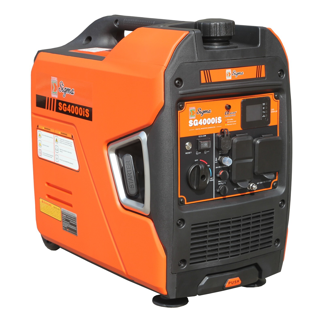 Sigma SG4000iS Generador Inverter Portátil de 4,000W con Alerta de CO