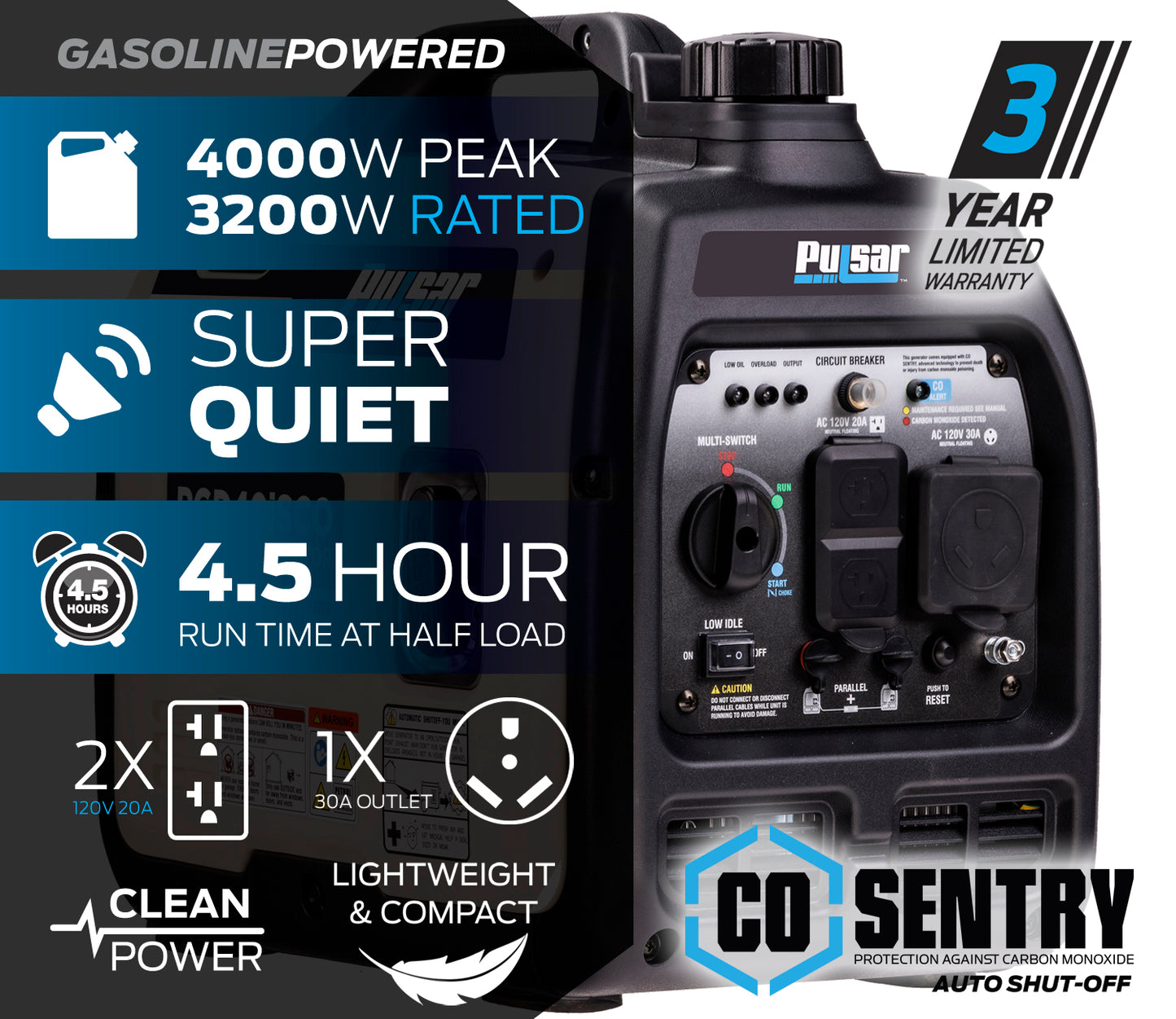 Pulsar 4000W Peak /3200W Rated